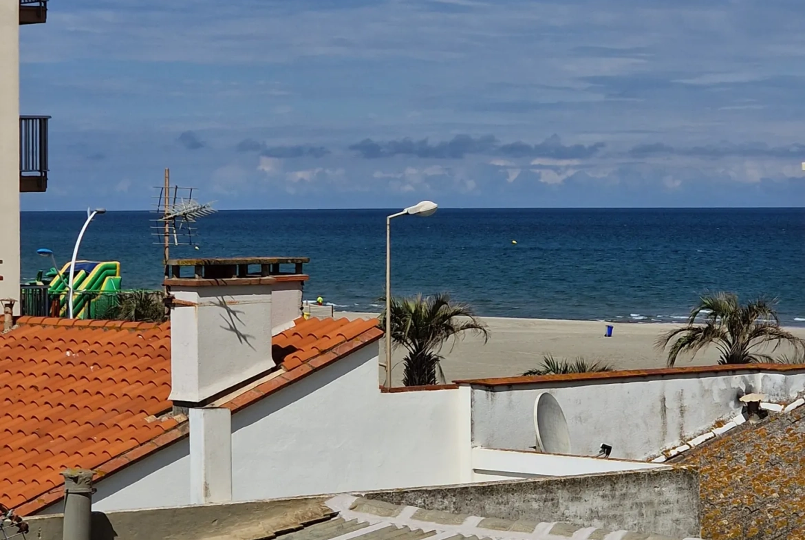 Bel appartement T2 avec vue mer à Canet-en-Roussillon 