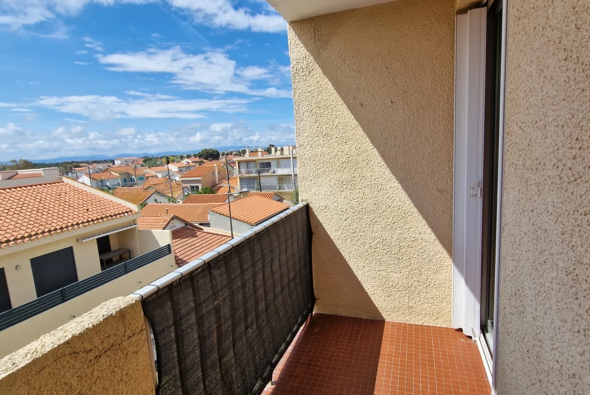 Bel appartement T2 avec vue mer à Canet-en-Roussillon 