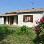Maison de plain-pied à vendre près de Marmande avec grand jardin à Beaupuy