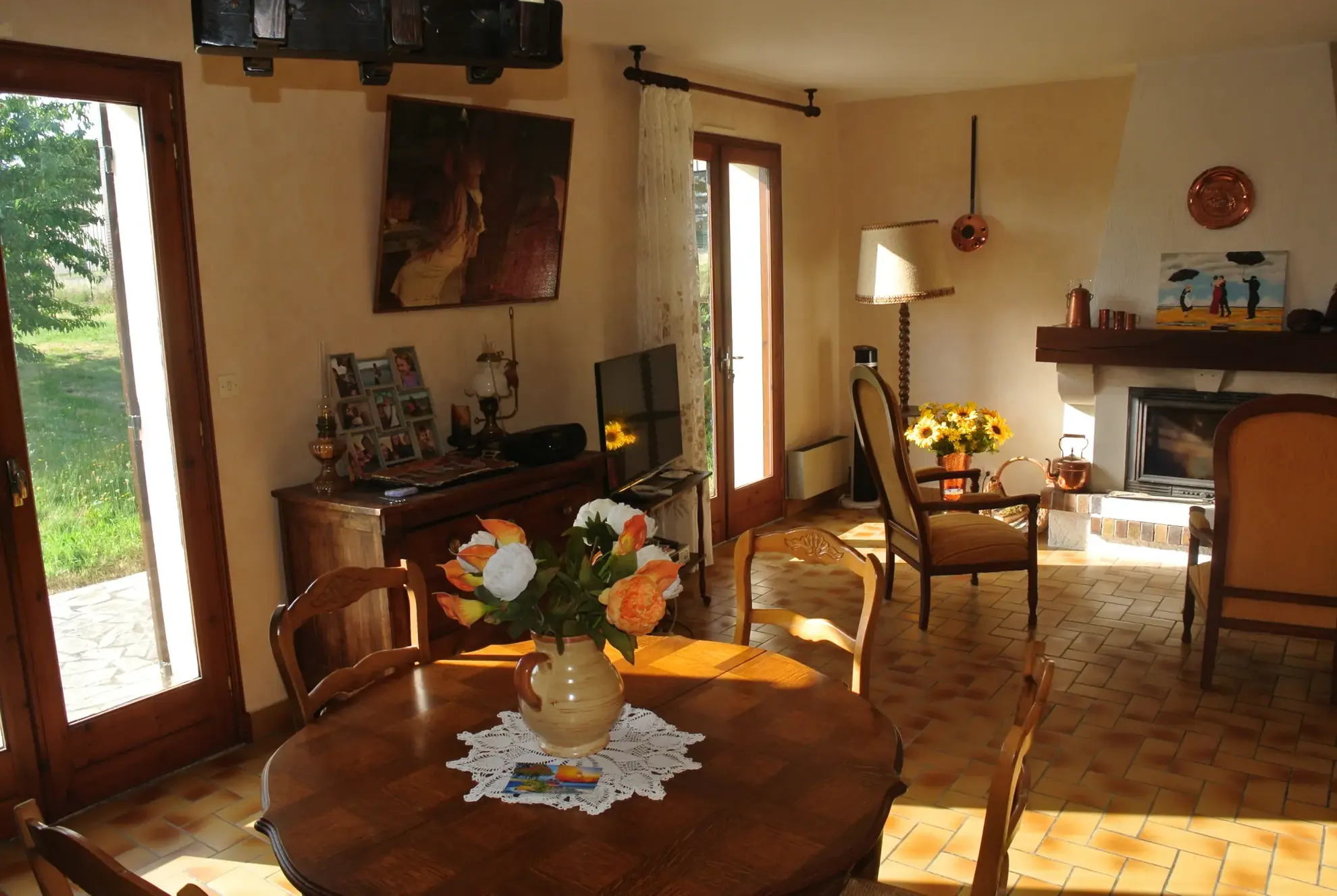 Maison de plain-pied à vendre près de Marmande avec grand jardin à Beaupuy 