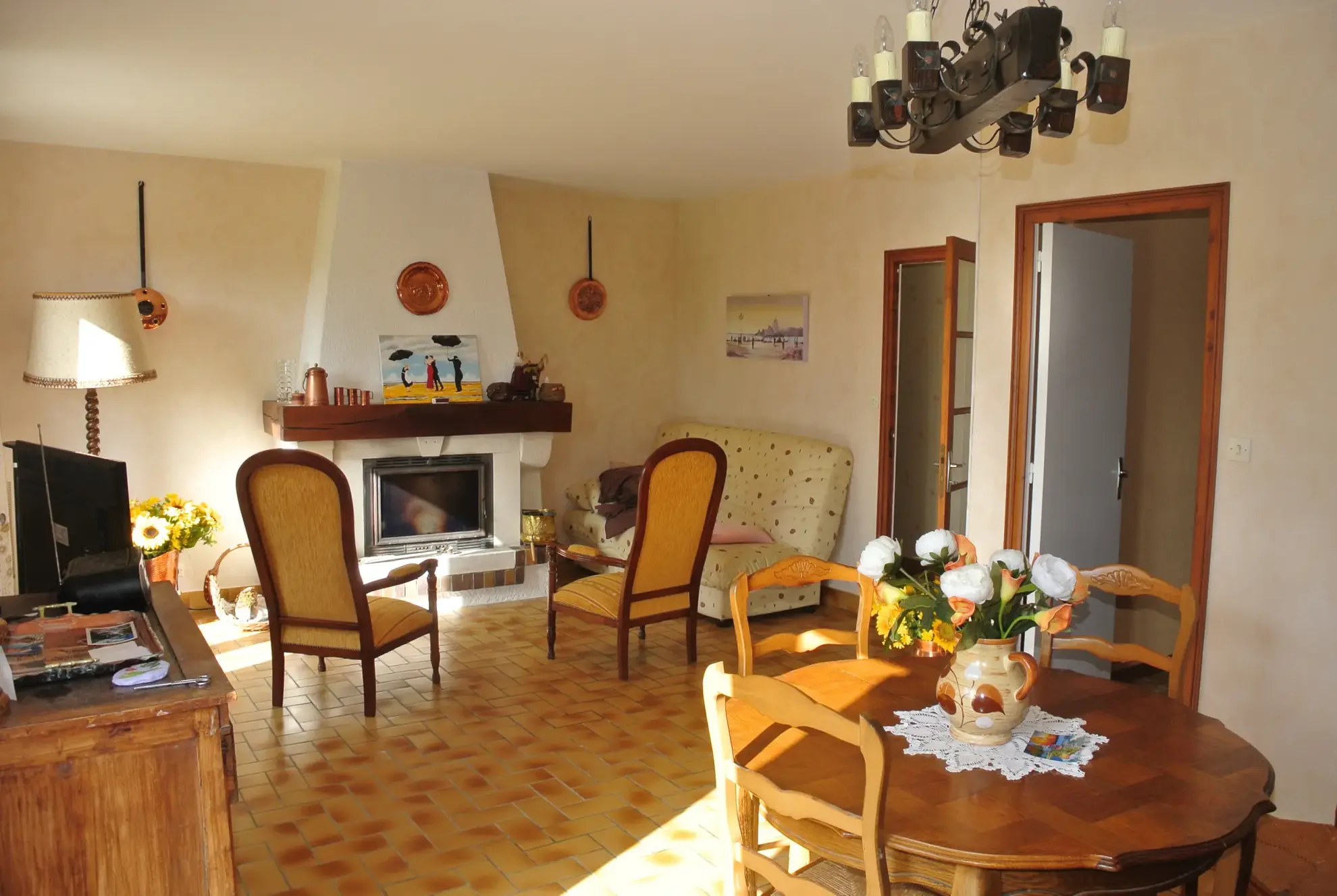 Maison de plain-pied à vendre près de Marmande avec grand jardin à Beaupuy 