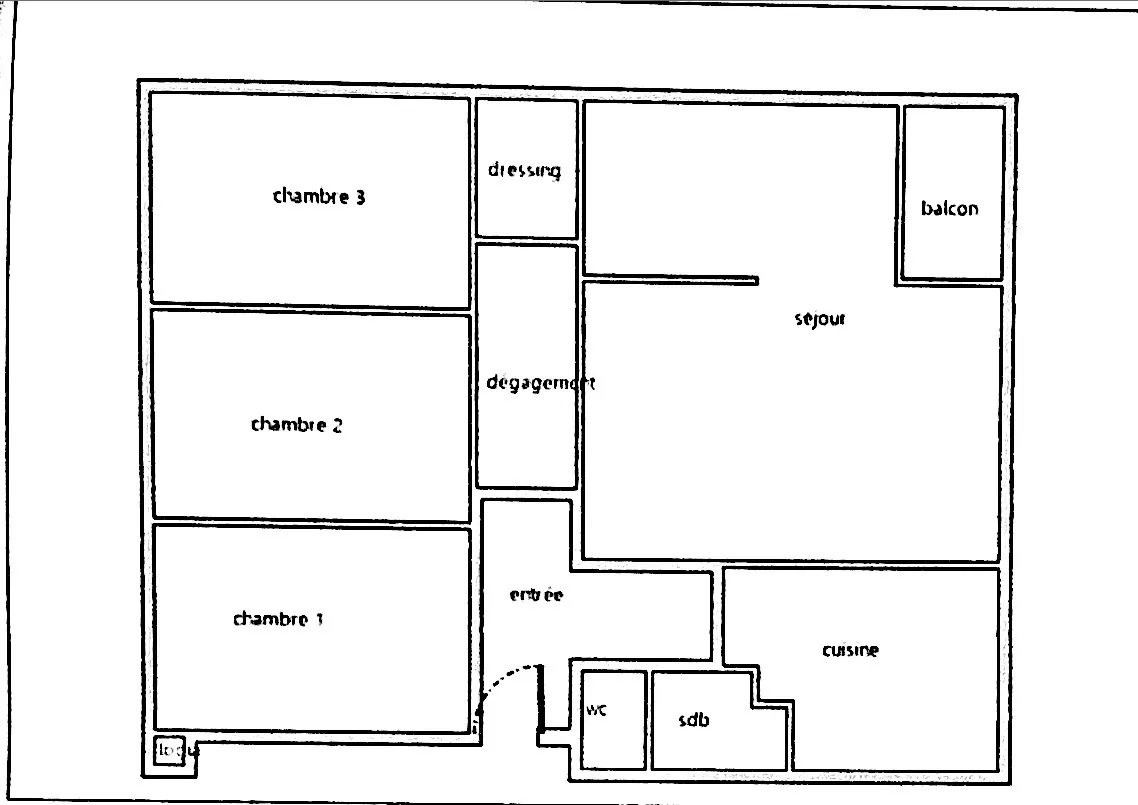 Appartement 4/5 pièces à Marseille - 81m² à rénover, calme et proche commodités 