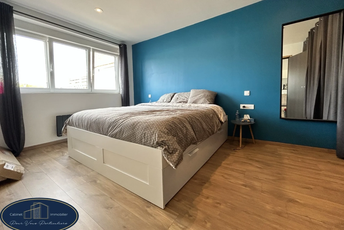 Maison semi-individuelle de plain-pied à Estrun, rénovation récente, 96 m² 
