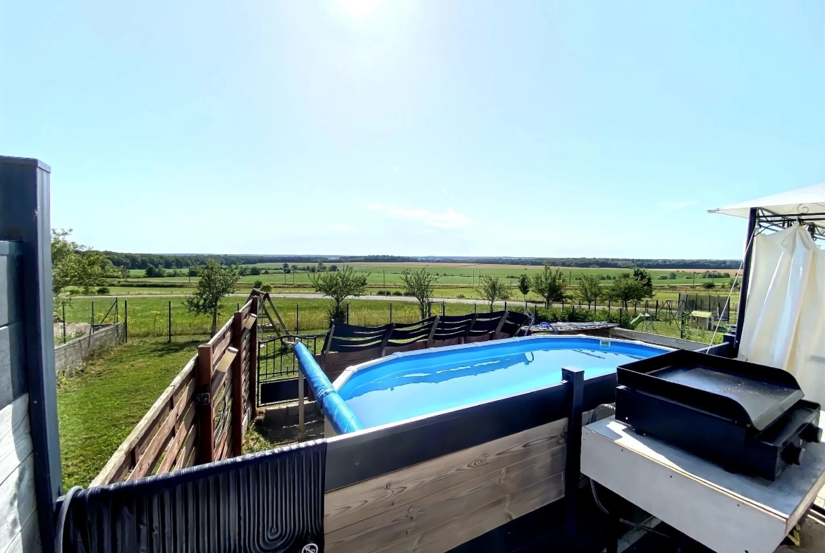 Maison moderne avec garage, piscine et jardin à Barisey-la-Côte près de Colombey-les-Belles 