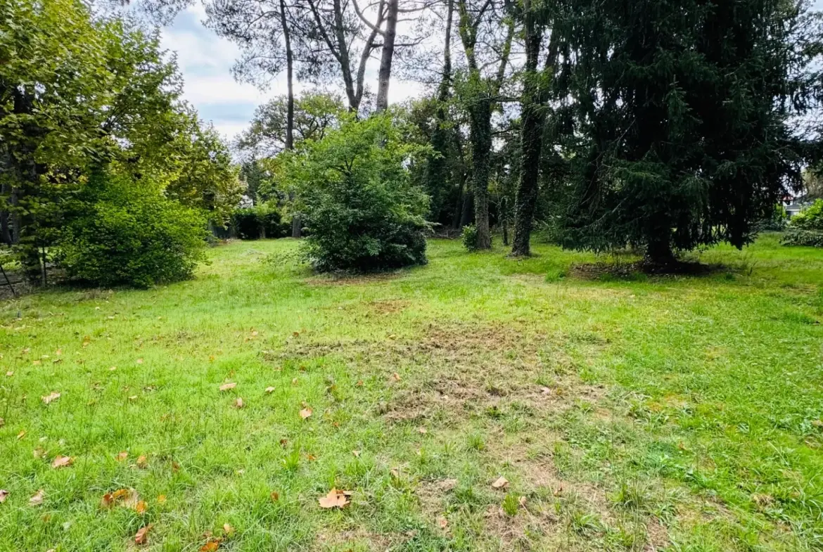 Terrain constructible de 997 m² à Mont-de-Marsan, environnement calme et verdoyant 