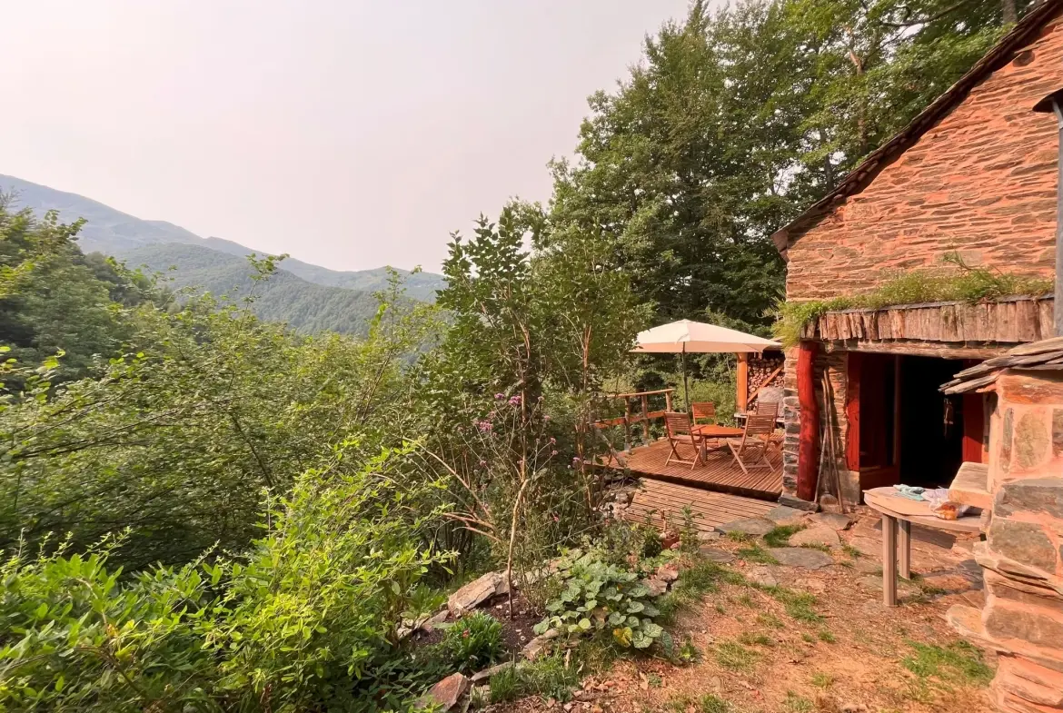 Ferme écologique et autonome de 42 m² dans les Pyrénées Ariégeoises 