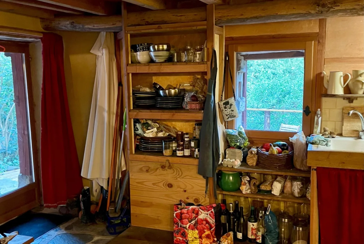 Ferme écologique et autonome de 42 m² dans les Pyrénées Ariégeoises 