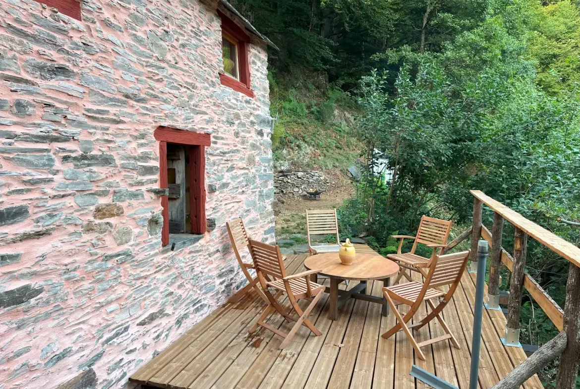 Ferme écologique et autonome de 42 m² dans les Pyrénées Ariégeoises 