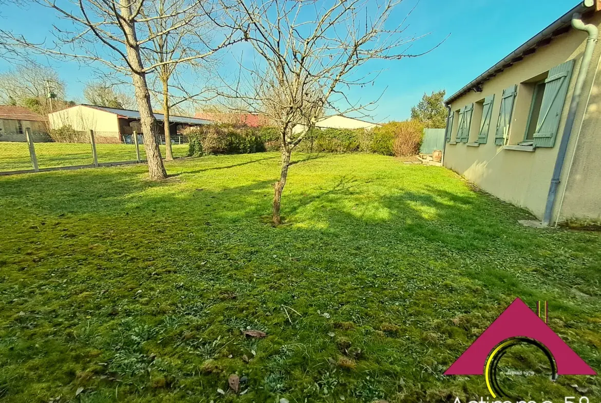 Longère de 124 m² avec 4 chambres, garage et terrasse à Dun-sur-Auron 