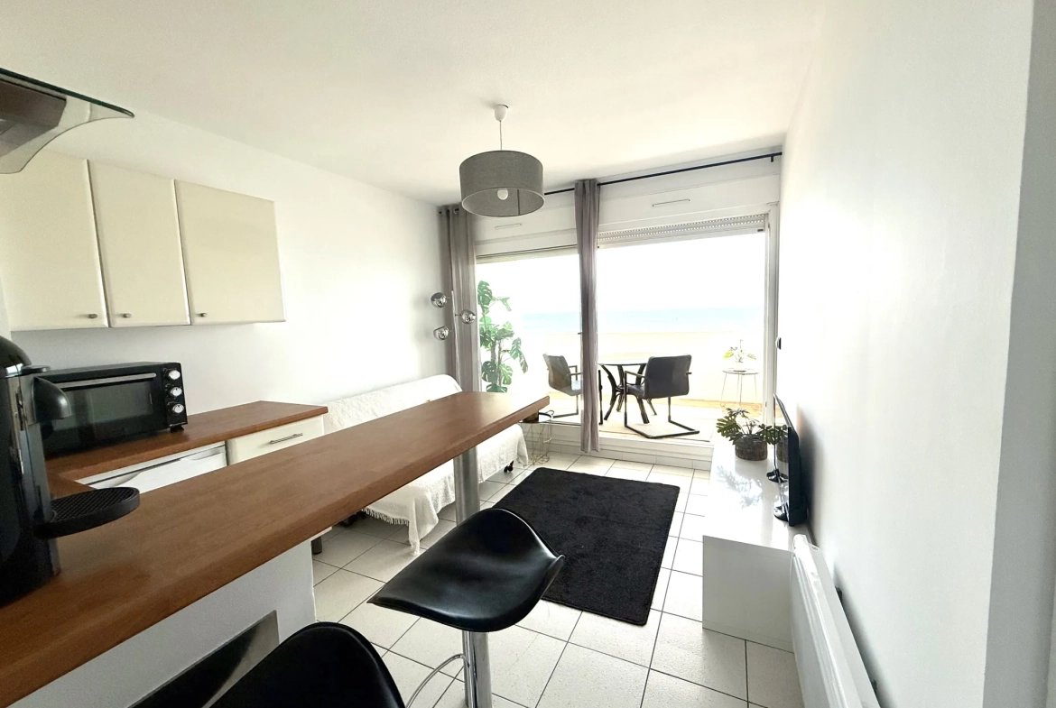 Appartement T2 vue mer à Frontignan Plage avec piscine et parking 