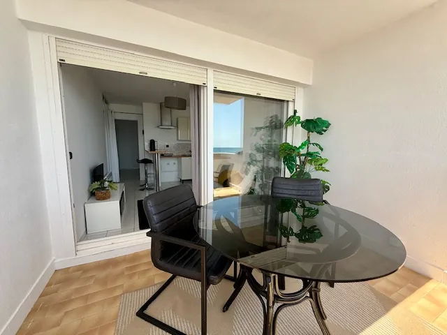 Appartement T2 vue mer à Frontignan Plage avec piscine et parking 
