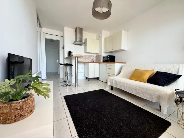 Appartement T2 vue mer à Frontignan Plage avec piscine et parking 