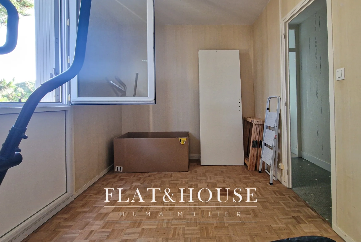 Appartement lumineux T3 à Rezé avec balcons, cave et parking, en parfait état 