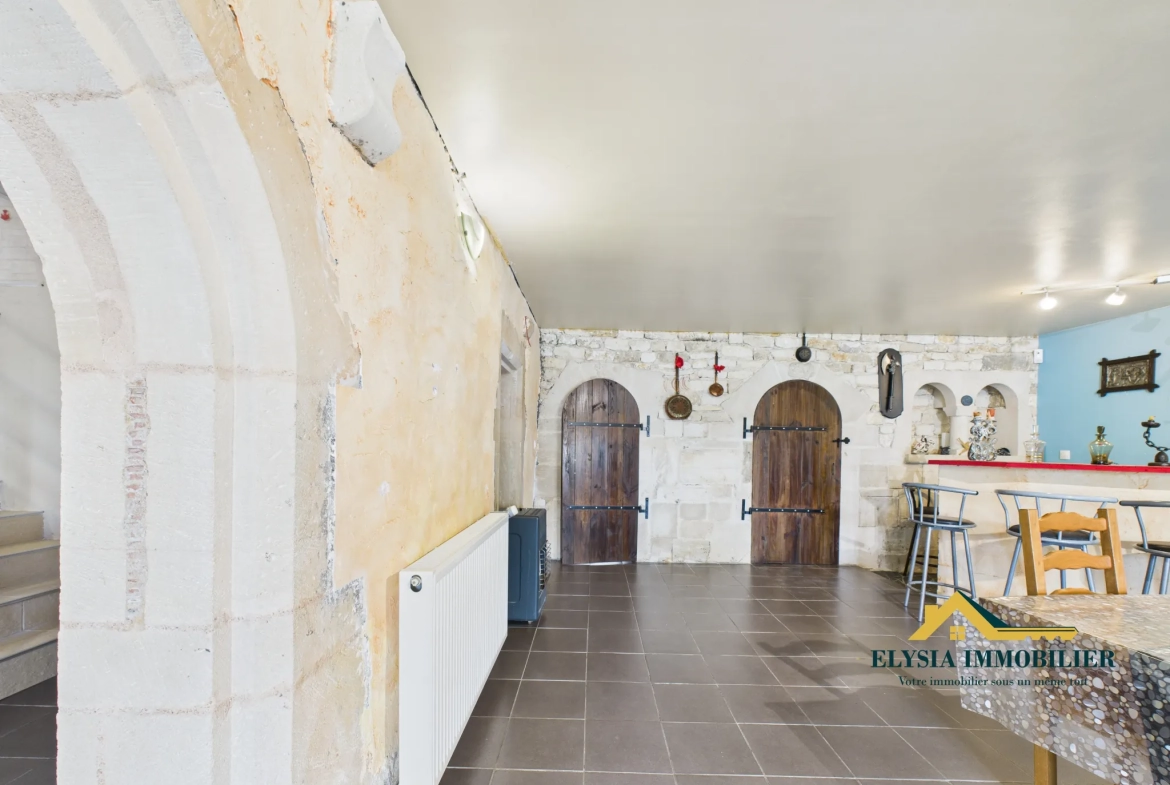 Achat maison de charme à Troussey avec vue sur la Meuse, 9 pièces, 259 m2 