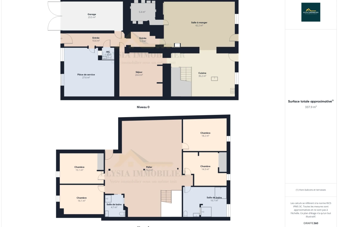 Achat maison de charme à Troussey avec vue sur la Meuse, 9 pièces, 259 m2 