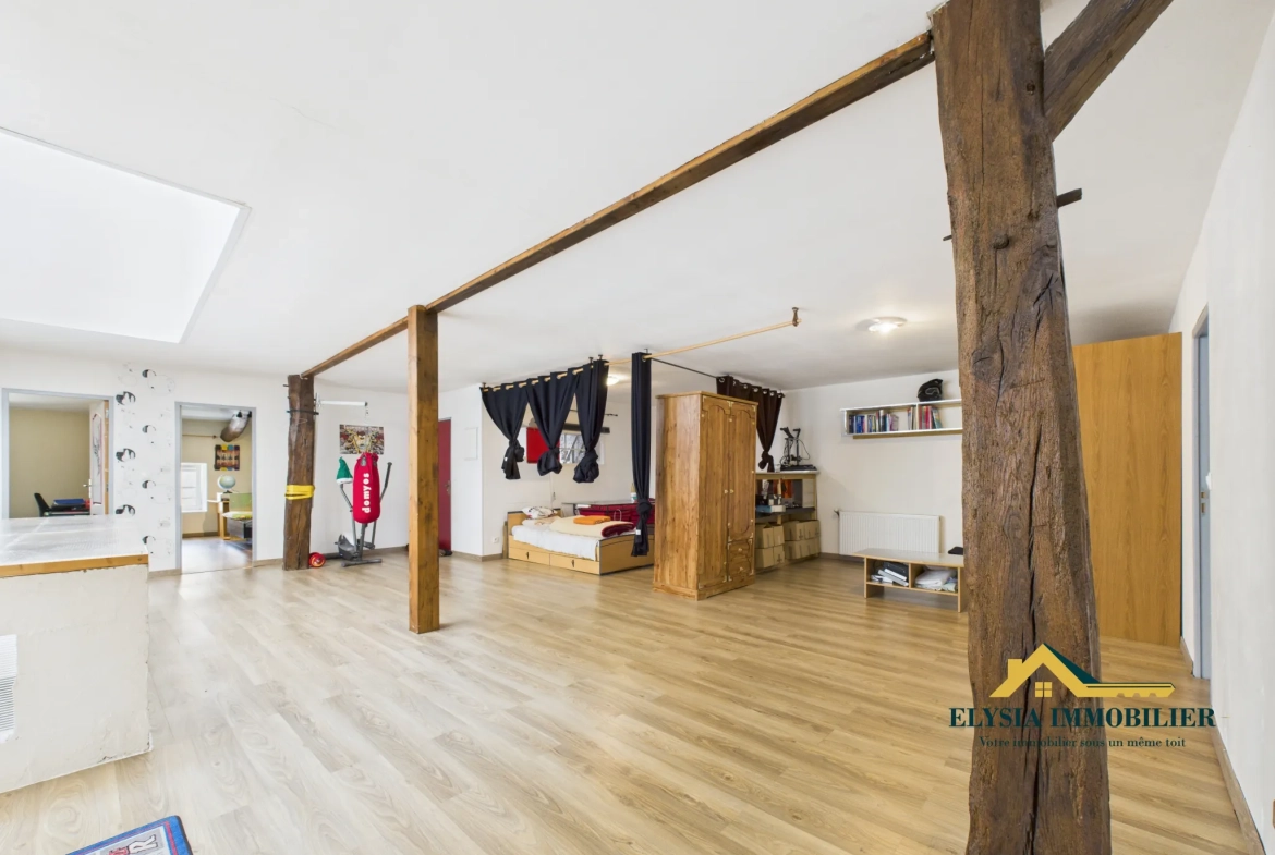 Achat maison de charme à Troussey avec vue sur la Meuse, 9 pièces, 259 m2 
