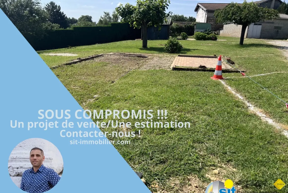 Terrain constructible avec dépôt à Seyssuel, vue dégagée - Opportunité rare 