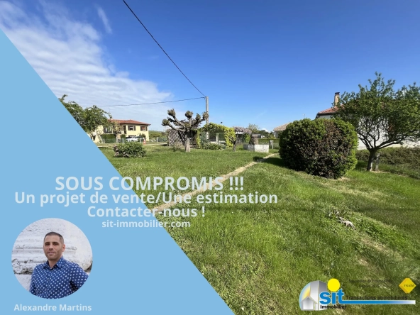 Terrain constructible avec dépôt à Seyssuel, vue dégagée - Opportunité rare