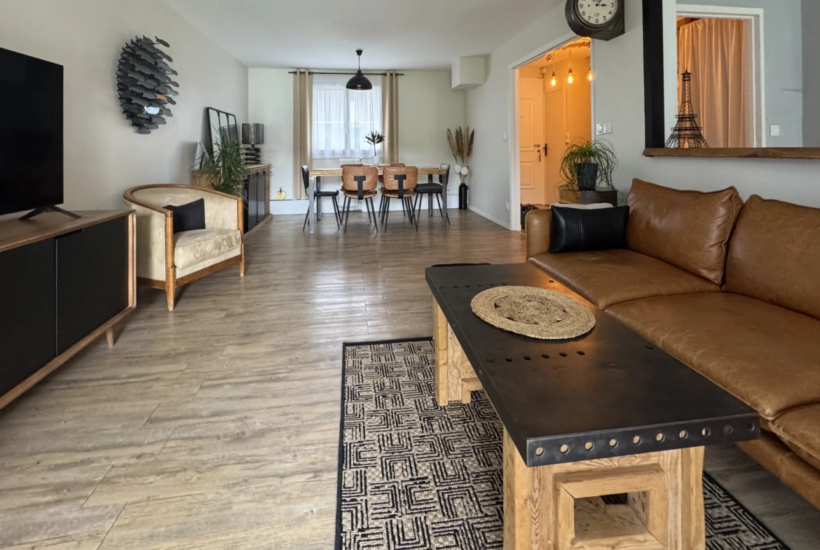 A vendre maison rénovée de 95 m² avec jardin proche Libourne 