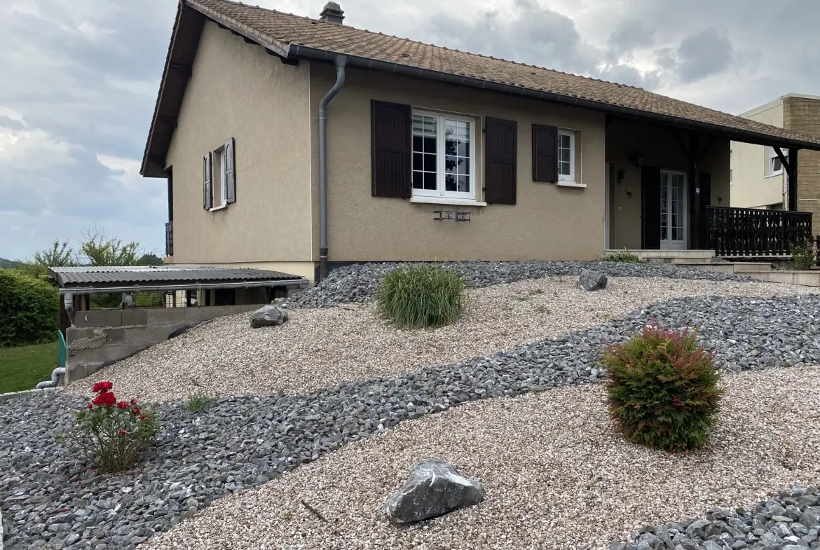 Maison individuelle 3 chambres avec garage et terrasse à Villing 