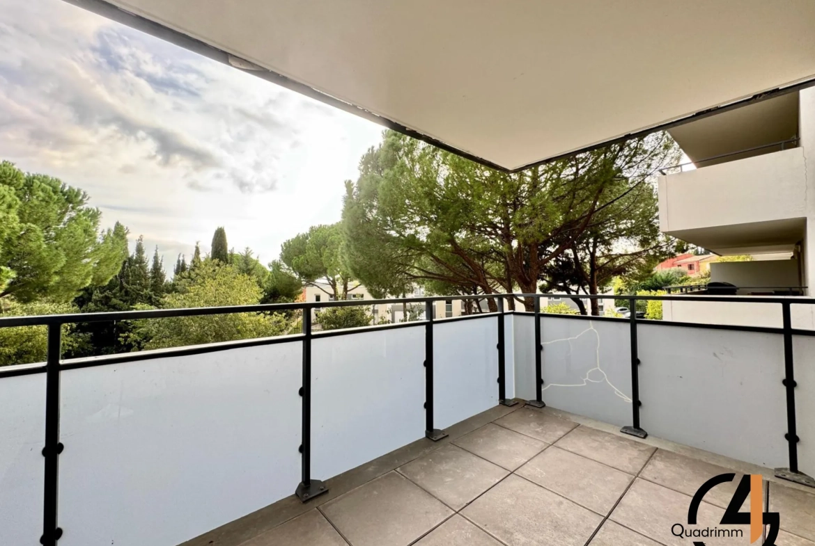 Appartement 2 pièces à Montpellier La Martelle avec balcon et parking 