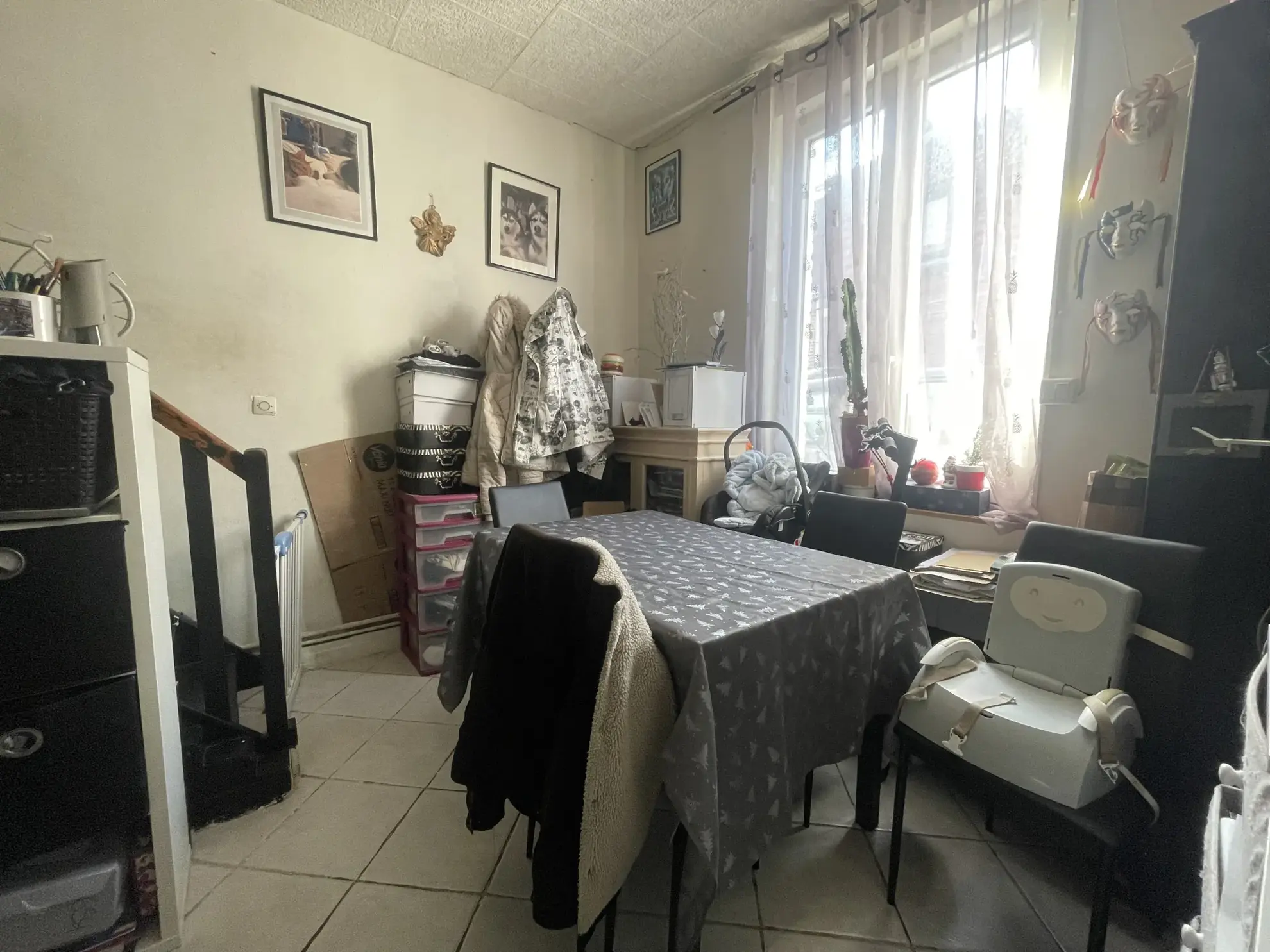 Belle maison à Roubaix avec potentiel d'agrandissement et cour intérieure 