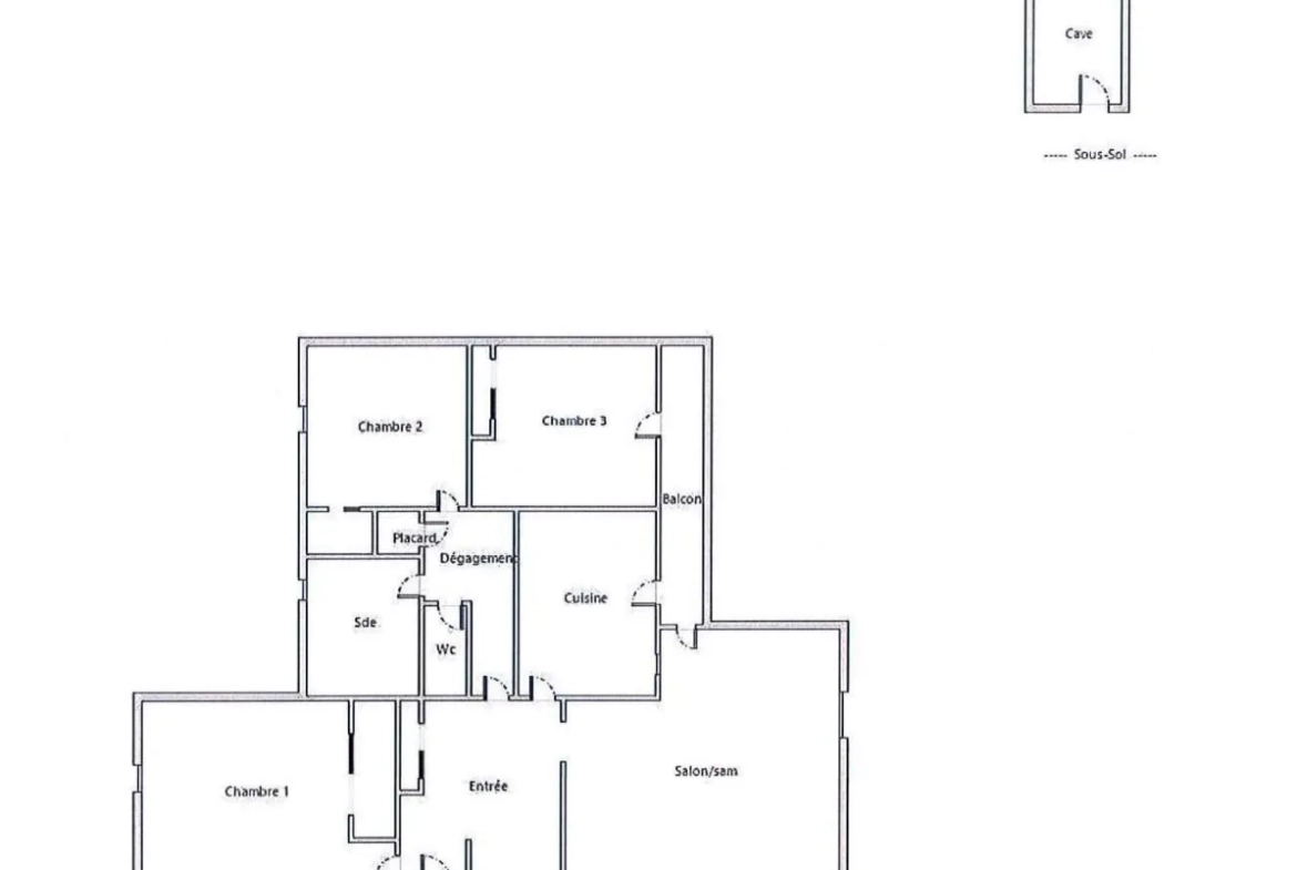 Appartement T4 lumineux de 87 m² à Gleizé avec balcon plein sud 