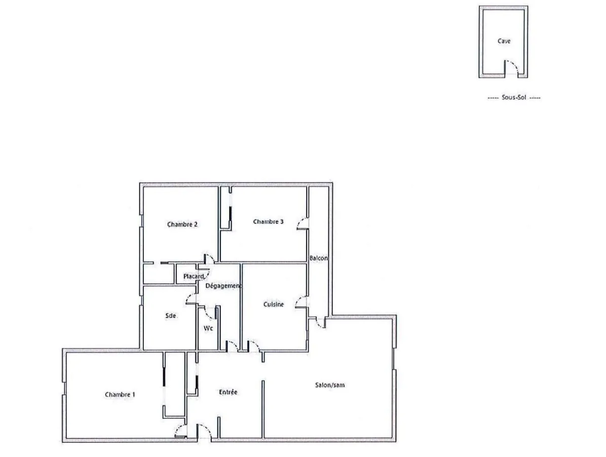 Appartement T4 lumineux de 87 m² à Gleizé avec balcon plein sud 