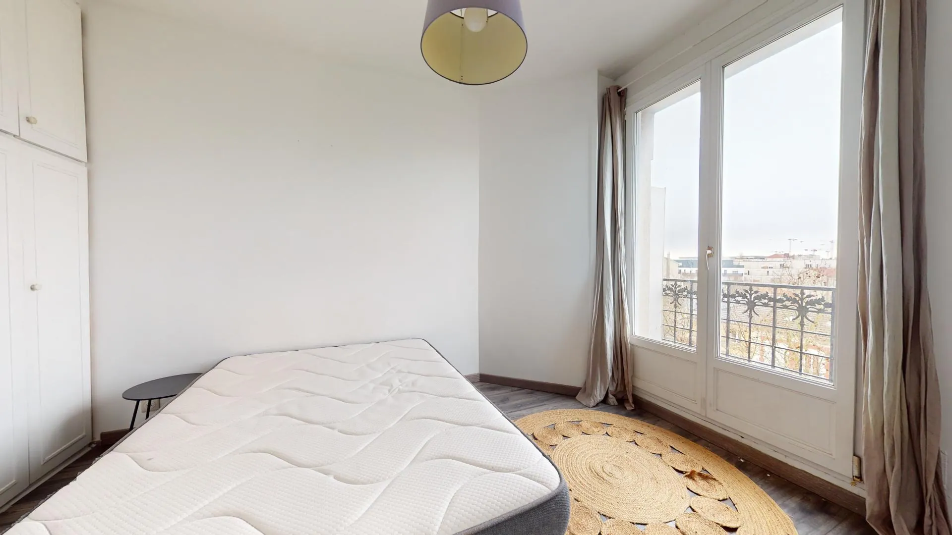 Appartement F2 meublé avec balcon au Dernier étage - Proche RER B du Bourget 