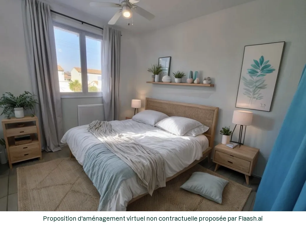 Pavillon lumineux récent à Port-de-Bouc avec 3 chambres, jardin et parking privé 