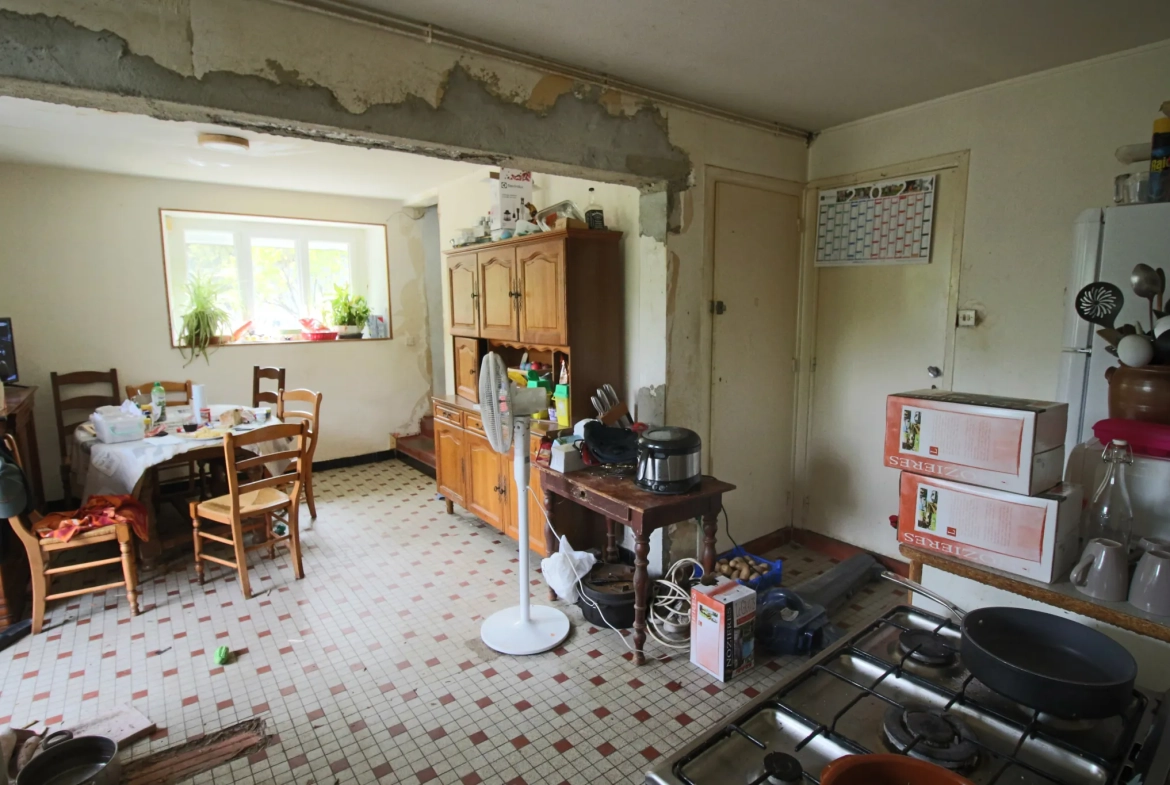Maison rénovable avec grand terrain à Prayssac proche Puy l'Évêque 