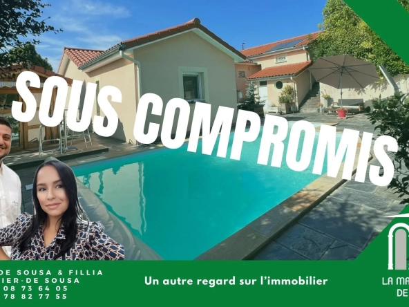 Villa familale avec piscine et dépendances à Fontanes, secteur calme