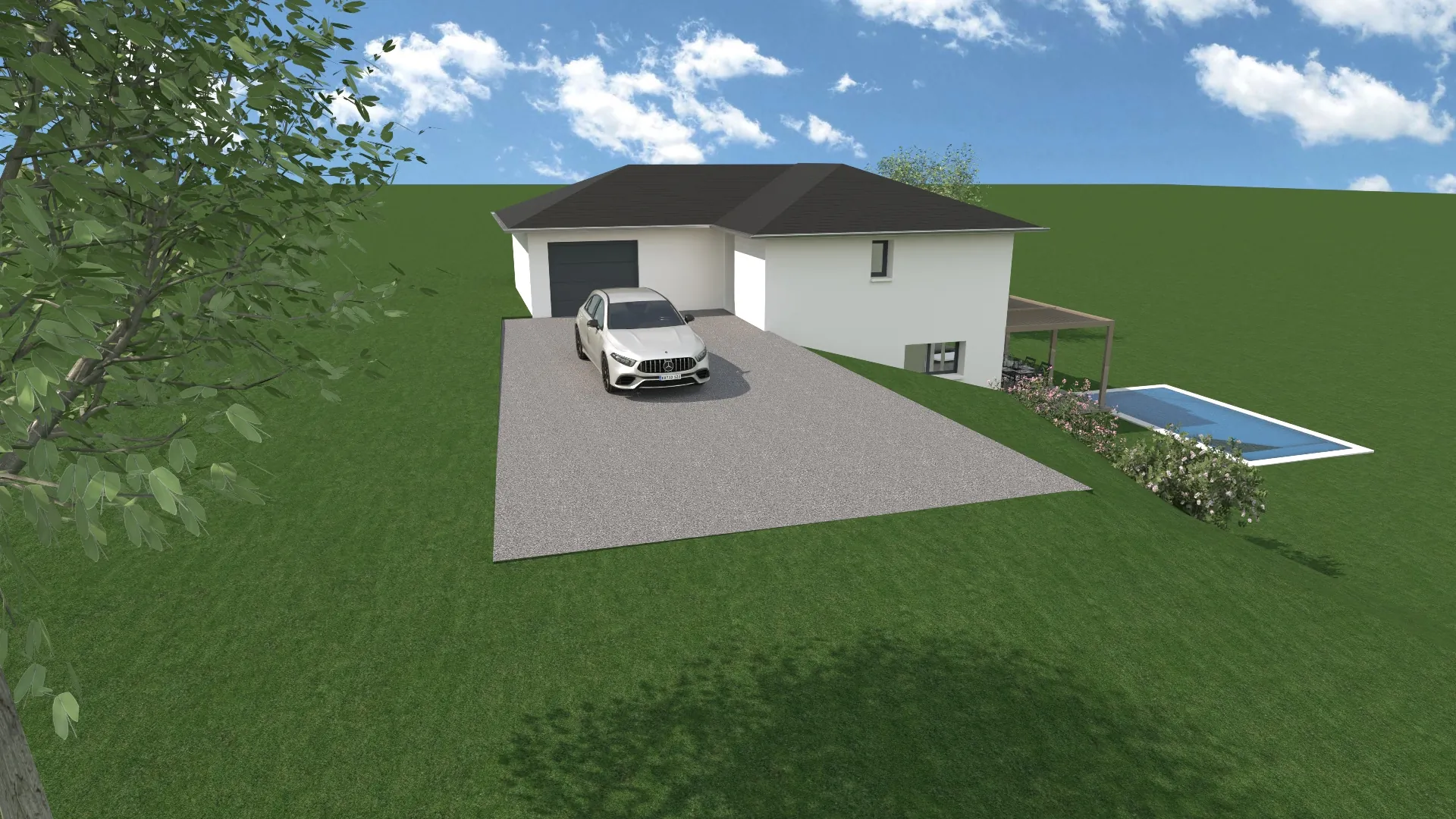Terrain constructible de 600 m² à Haute-Jarrie avec vue sur Golf et Belledonne 