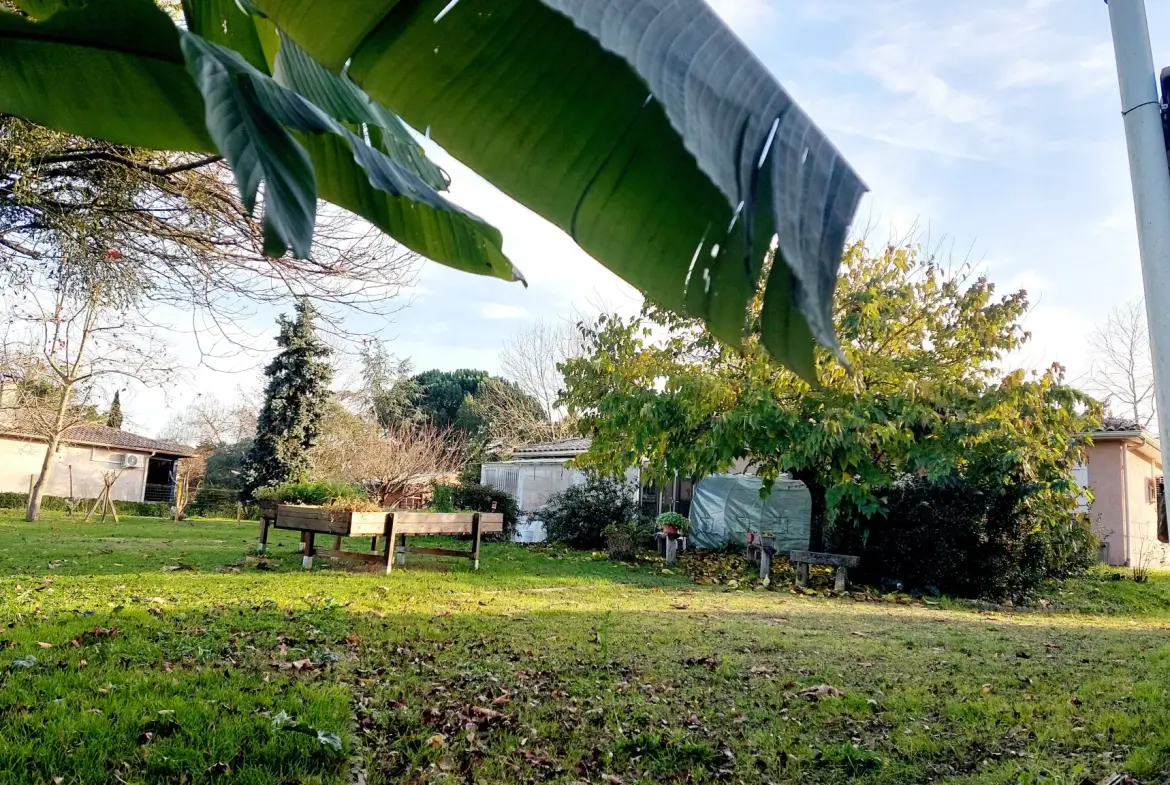 Maison de plain-pied 110 m² avec grand terrain près de La Réole 