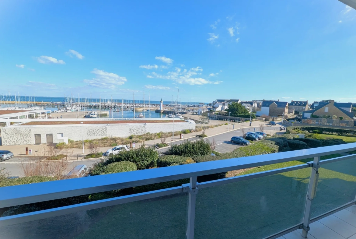 Studio Vue Mer à Quiberon – Appartement avec Terrasse et Parking 