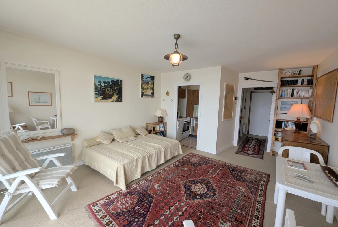 Studio Vue Mer à Quiberon – Appartement avec Terrasse et Parking 
