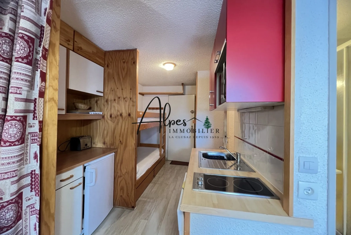Appartement T2 entièrement meublé avec vue montagne à Manigod 