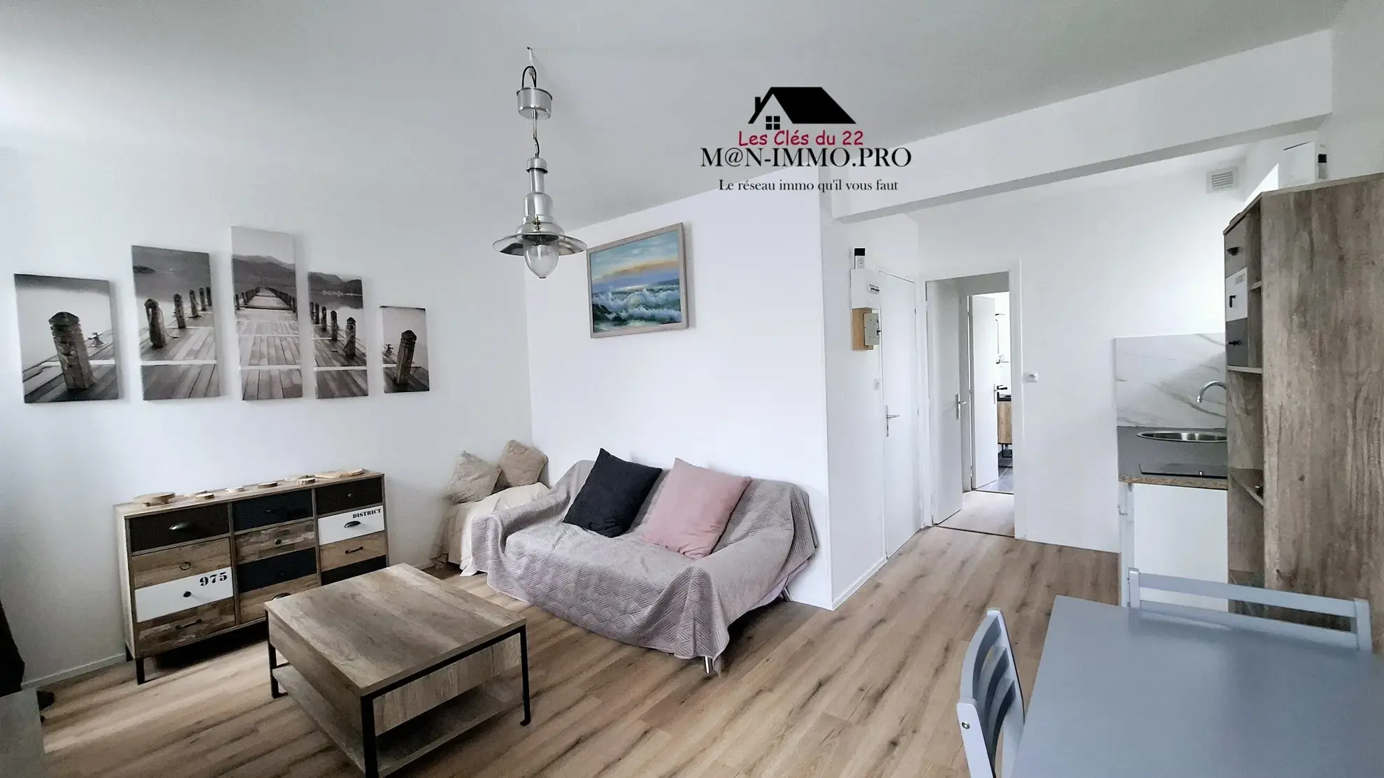 Appartement cosy de 25 m² proche plage à Saint Michel en Grève 