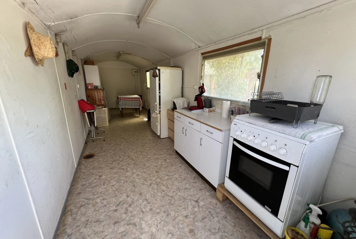 Terrain de loisir avec oliviers à vendre à Saint Jean de Fos (34150) – Vue dégagée et calme 