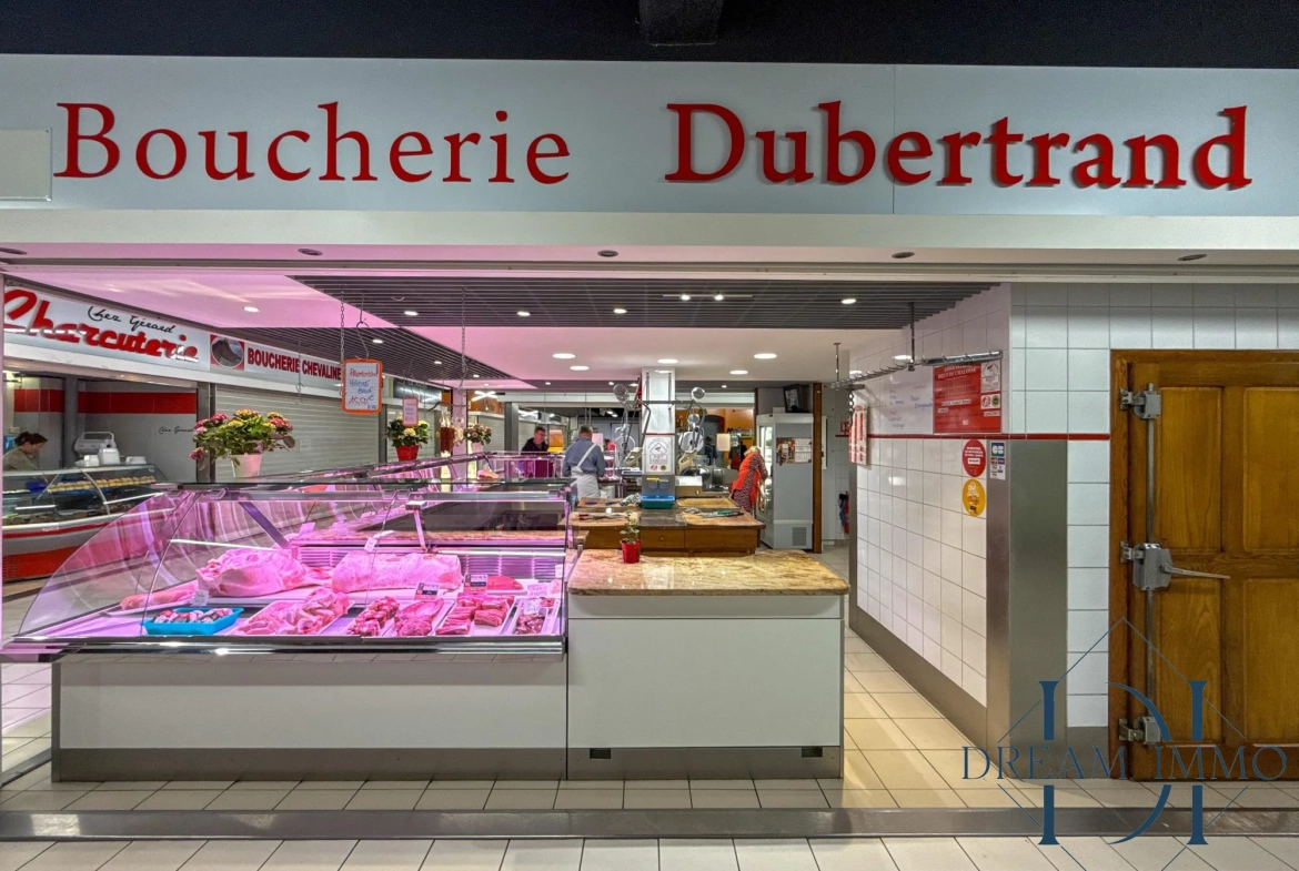 Fonds de commerce de boucherie à Tarbes dans les Halles Brauhauban 