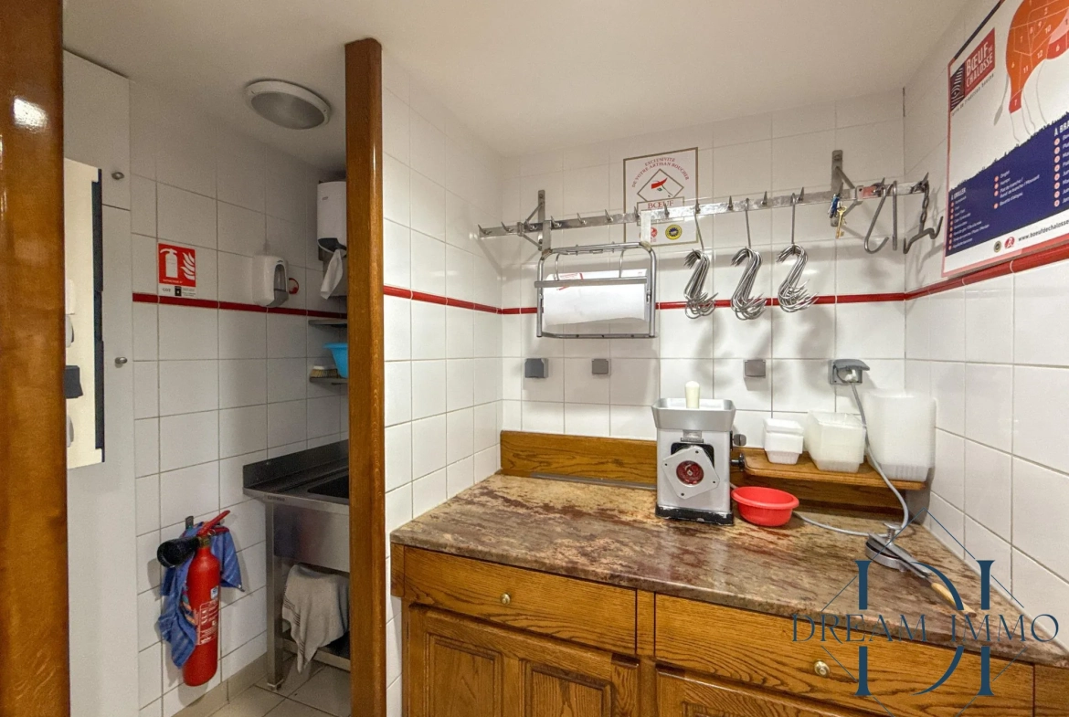 Fonds de commerce de boucherie à Tarbes dans les Halles Brauhauban 