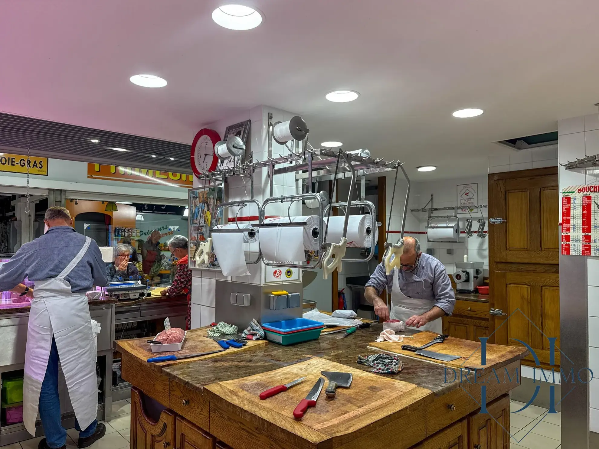 Fonds de commerce de boucherie à Tarbes dans les Halles Brauhauban 