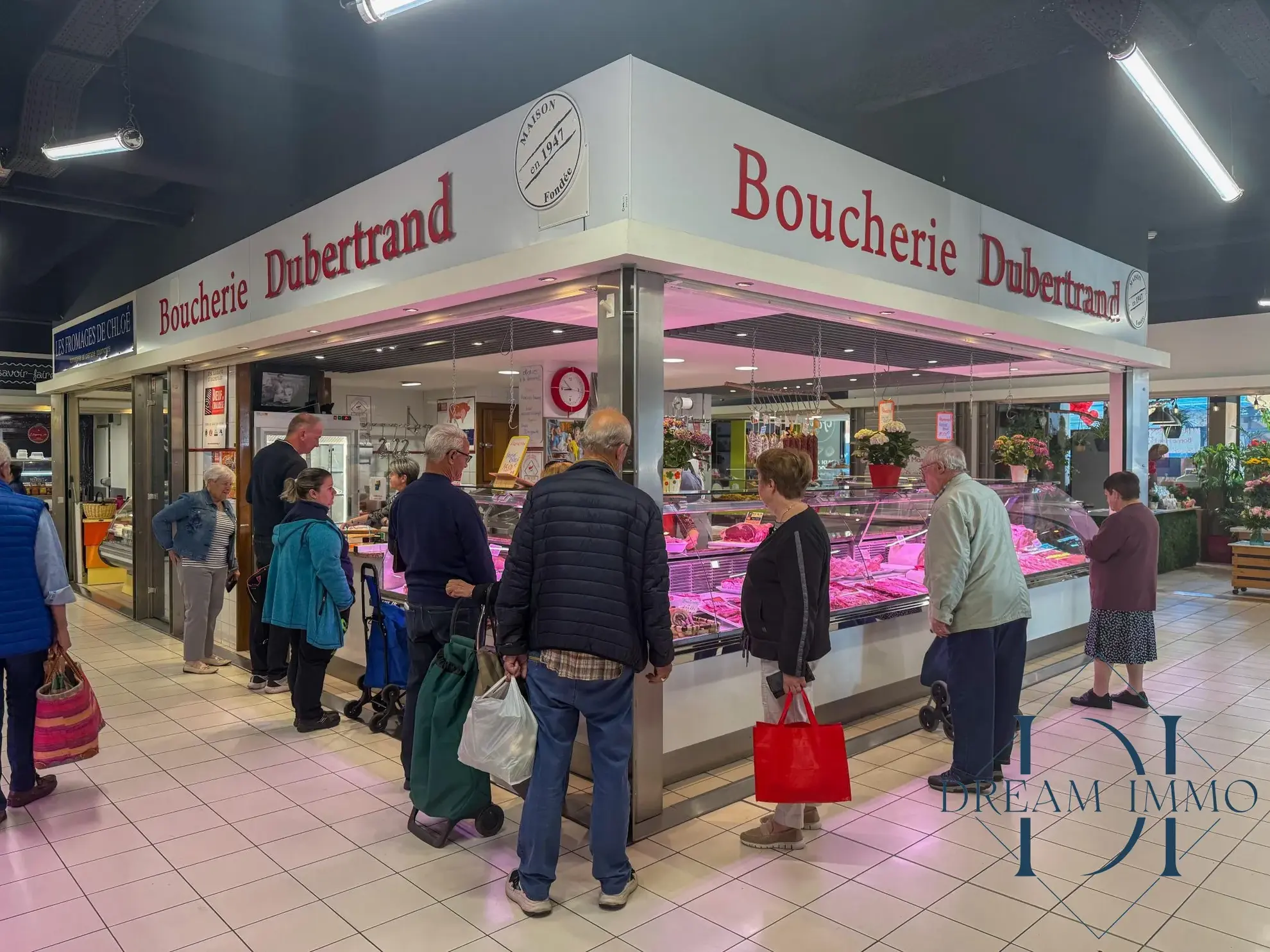 Fonds de commerce de boucherie à Tarbes dans les Halles Brauhauban 
