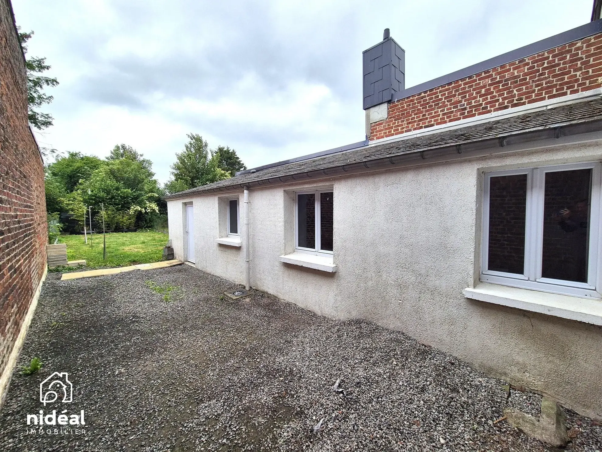 Maison semi-individuelle à vendre à Aulnoye-Aymeries – 62 m² avec terrain et cave 