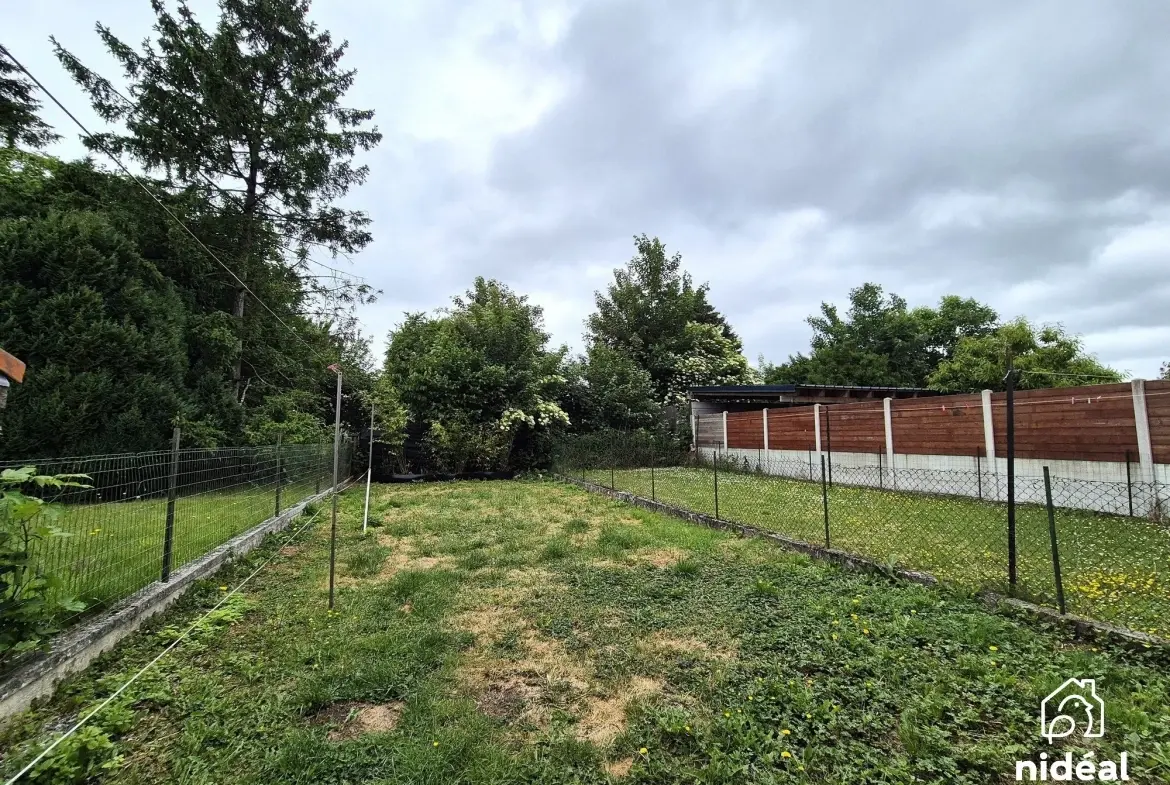 Maison semi-individuelle à vendre à Aulnoye-Aymeries – 62 m² avec terrain et cave 