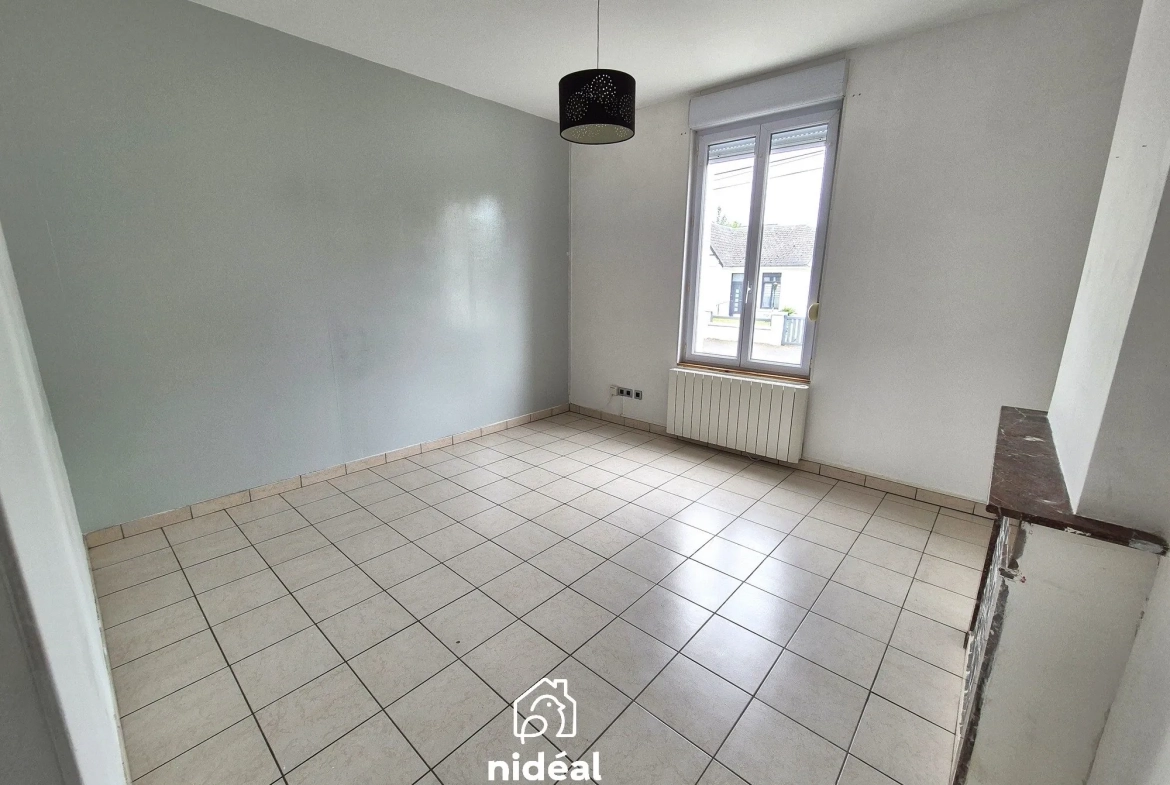 Maison semi-individuelle à vendre à Aulnoye-Aymeries – 62 m² avec terrain et cave 