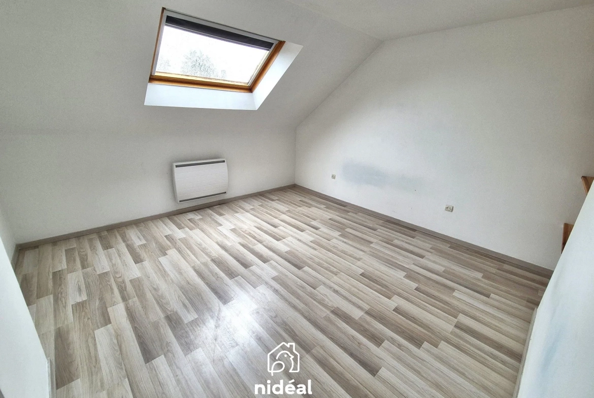 Maison semi-individuelle à vendre à Aulnoye-Aymeries – 62 m² avec terrain et cave 