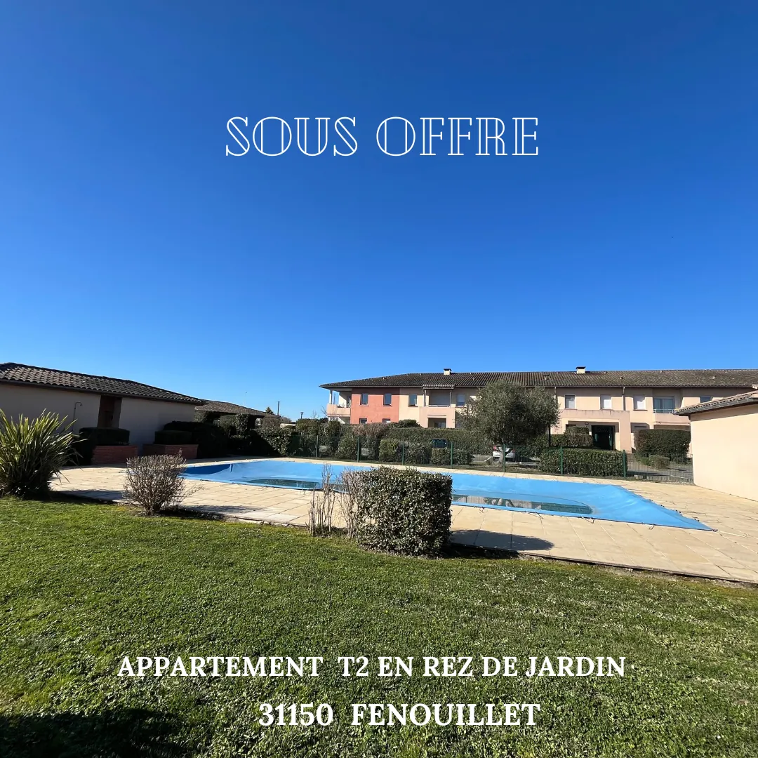 Appartement T2 à vendre à Fenouillet avec terrasse et parking 