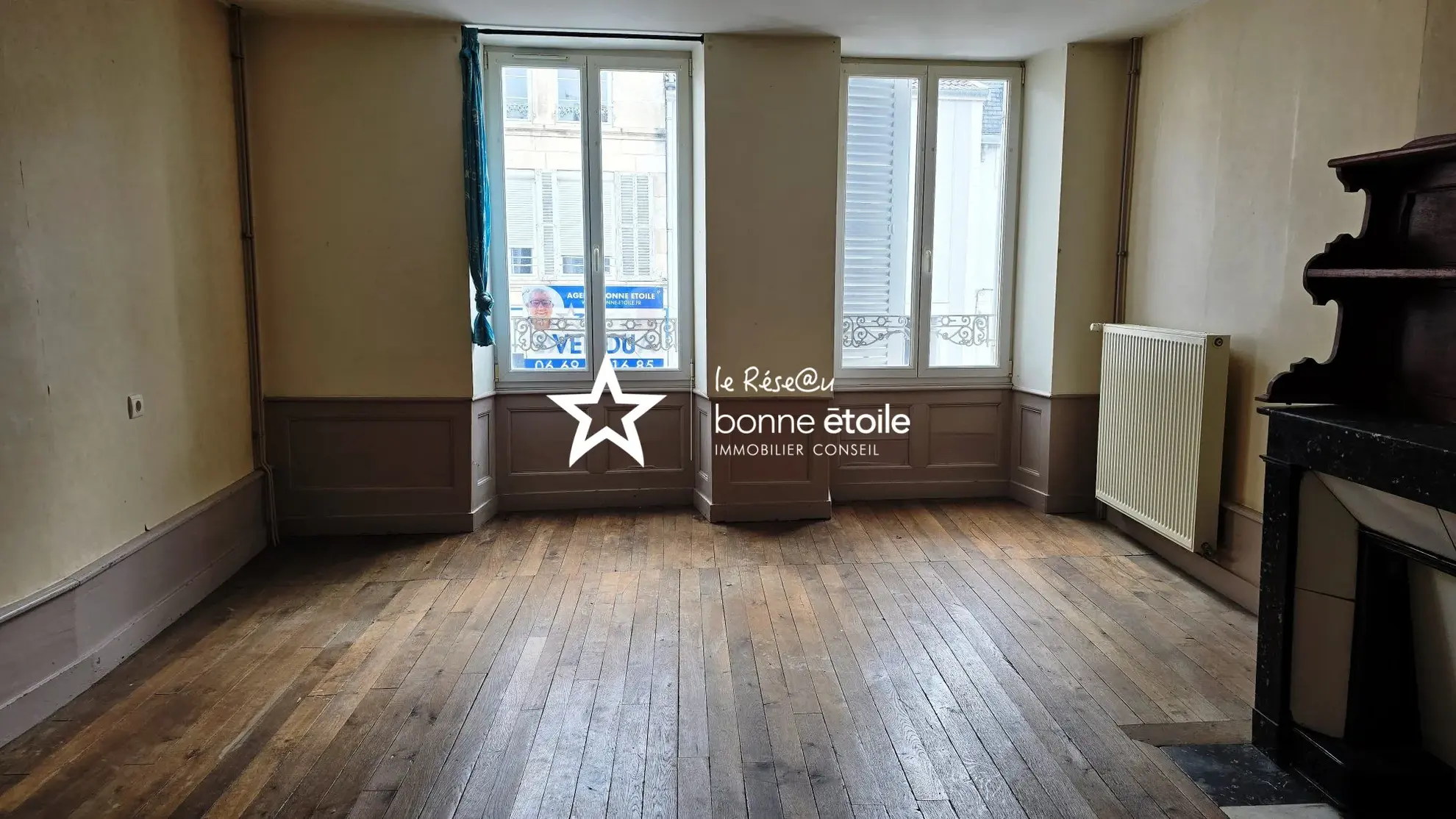 Maison de ville à vendre à Nogent, 4 chambres, terrasse, cave, terrain clos 