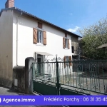 A vendre maison de village à Labarthe-Rivière avec jardin et garage, 83 m²